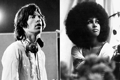 A picture of Karis Jagger's parents; Mick Jagger (letf) and Marsha Hunt (right) when they were young.